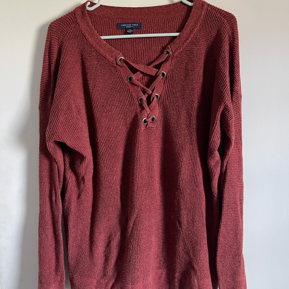 Long Sleeve American Eagle Sweater